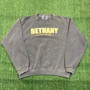 Vintage 90s Authentic Pigment Bethany College Crewneck Sweater